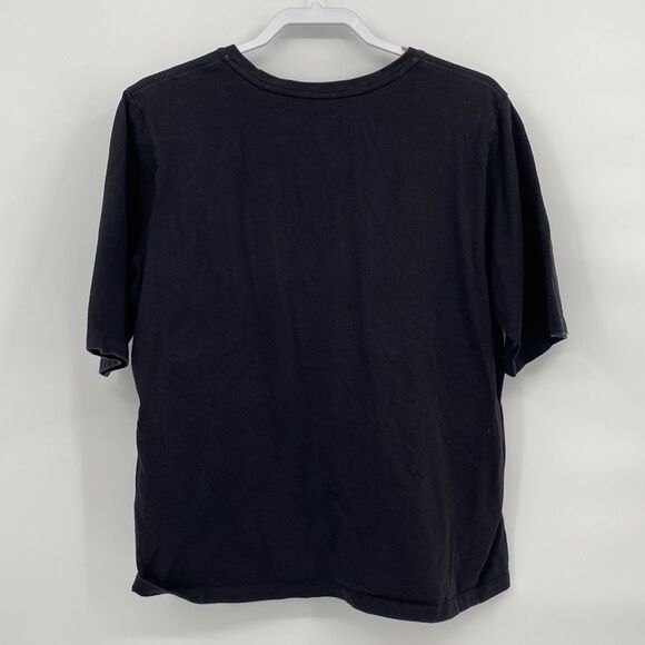 BEA Classics Womens Cotton V-Neck Short Sleeve Pullover Basic Tee Black XL - Picture 6 of 9